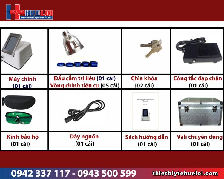 Cấu hình tiêu chuẩn máy laser