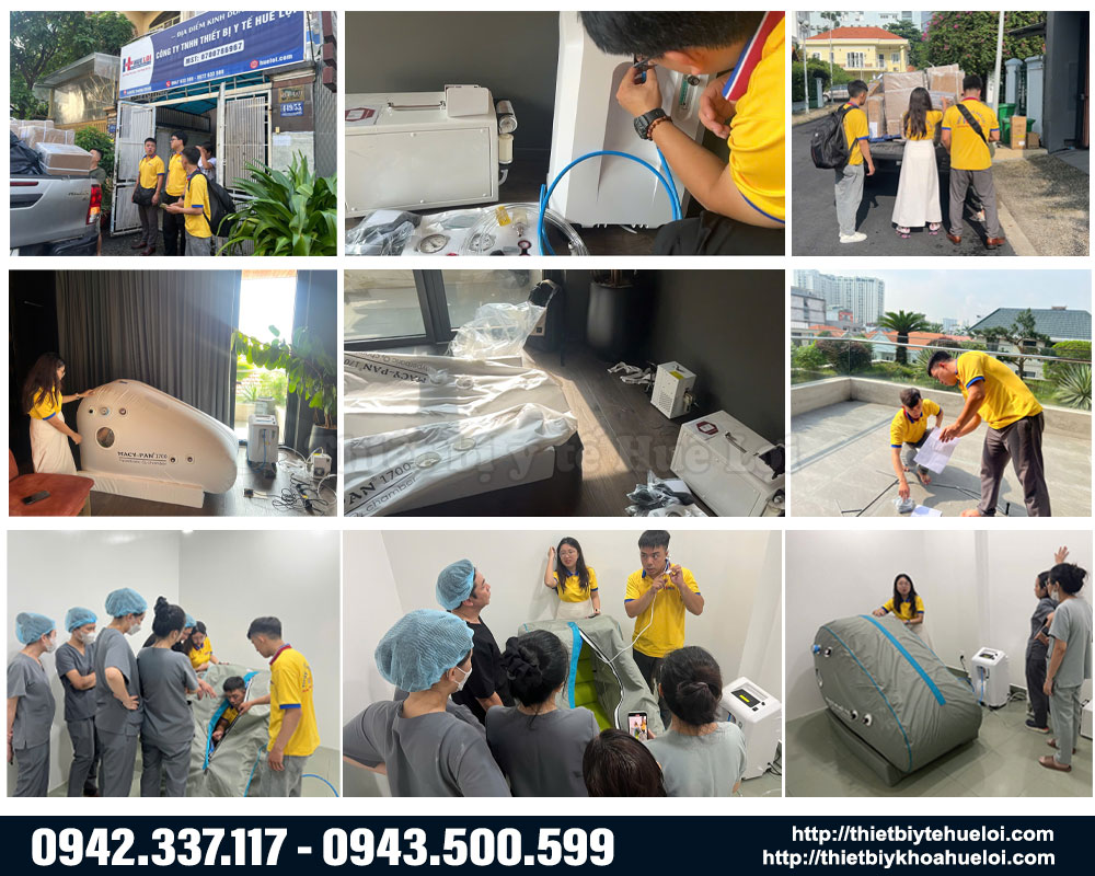 b&agrave;n giao buồng oxy c&aacute;o &aacute;p