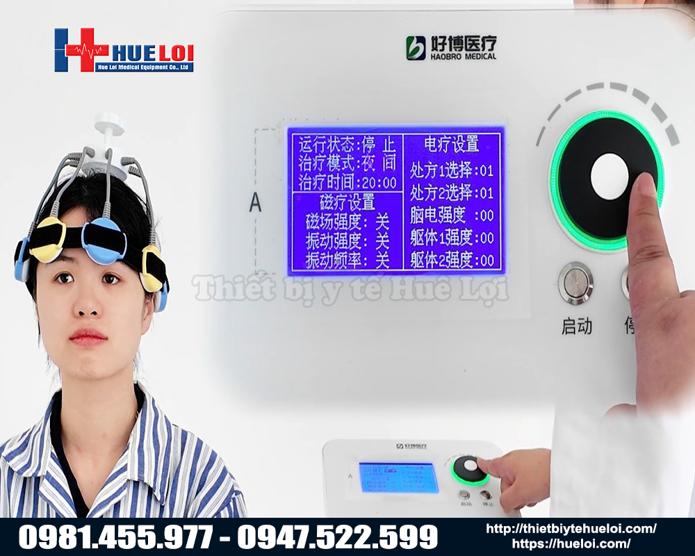 m&aacute;y từ trường xuy&ecirc;n sọ hỗ trợ điều trị tại nh&agrave;