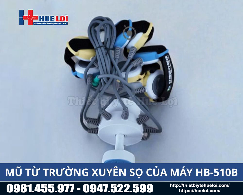 mũ m&aacute;y từ trường xuy&ecirc;n sọ