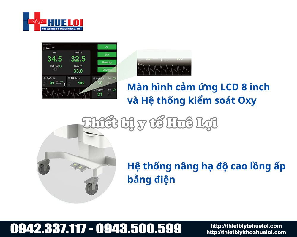 lồng ấp trẻ sơ sinh đạt chuẩn