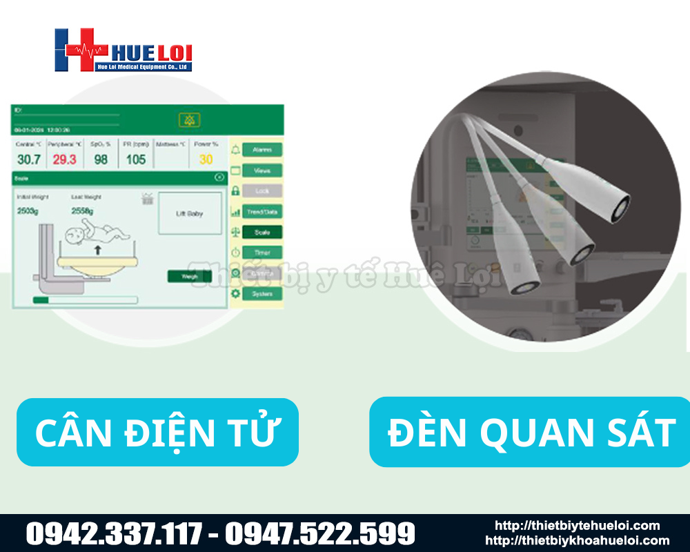 phụ kiện cao cấp của m&aacute;y sưởi ấm trẻ sơ sinh