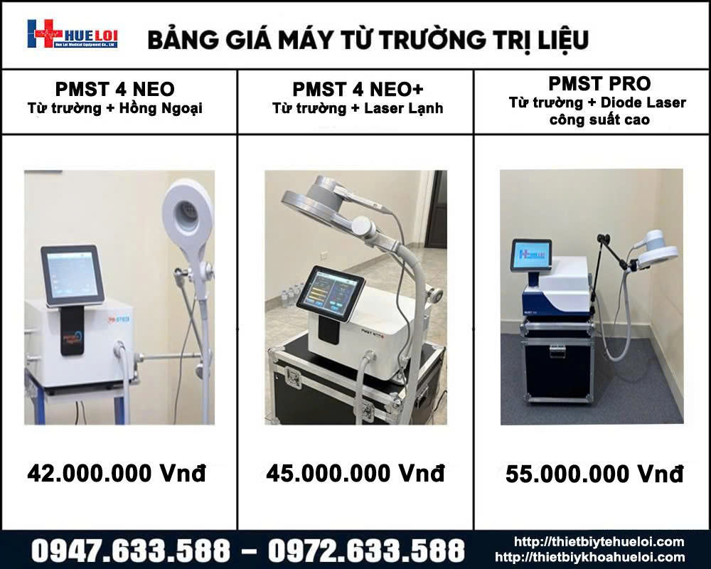 bảng giá máy từ trường siêu dẫn