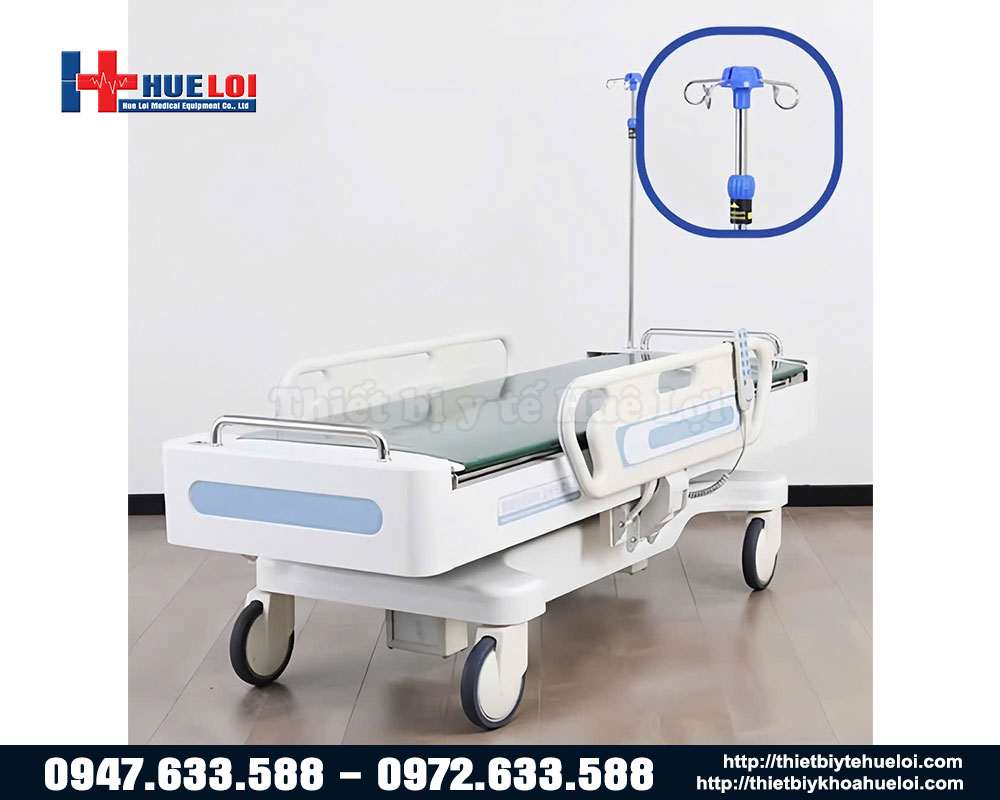 cáng vận chuyển bệnh nhân tự động tích hợp bàn lăn