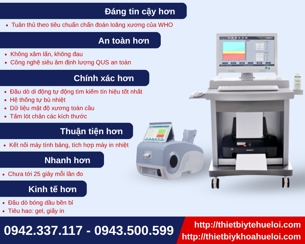 máy đo loãng xương công nghệ mới