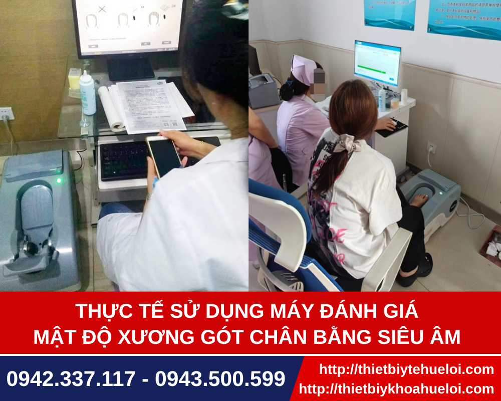 máy kiểm tra loãng xương bằng sóng siêu âm