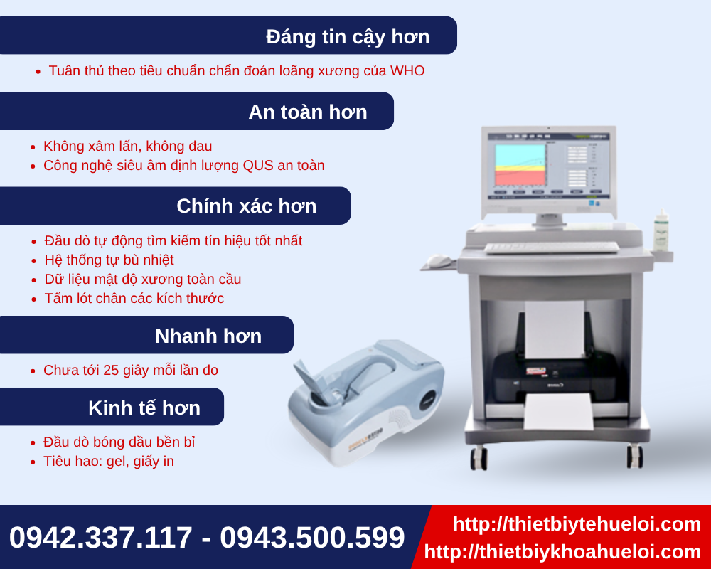 máy đo loãng xương giá rẻ