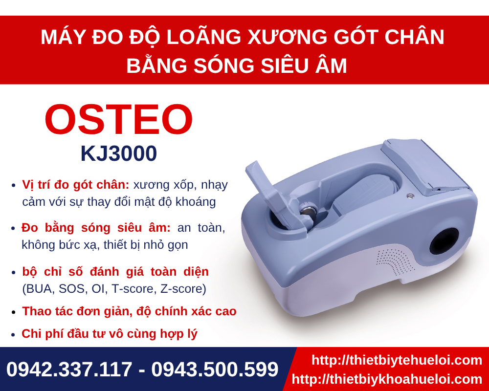 máy do loãng xương gót chân