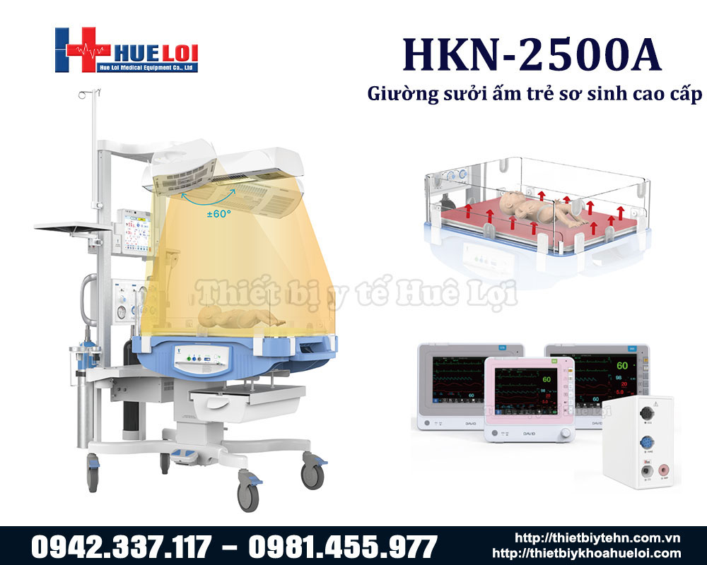 máy sưởi ấm kết hợp hồi sức trẻ sơ sinh