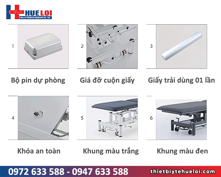 giường tập phục hồi chân