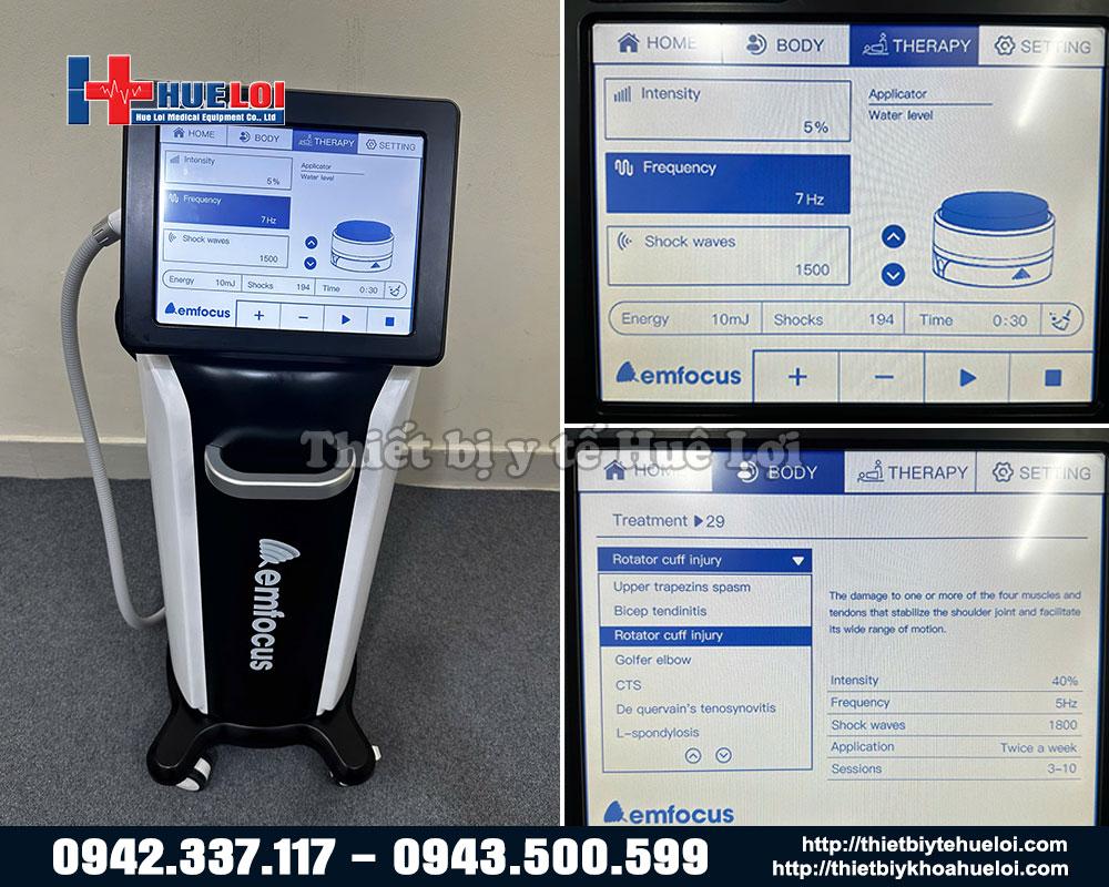 máy xung kích cao cấp emfocus-III