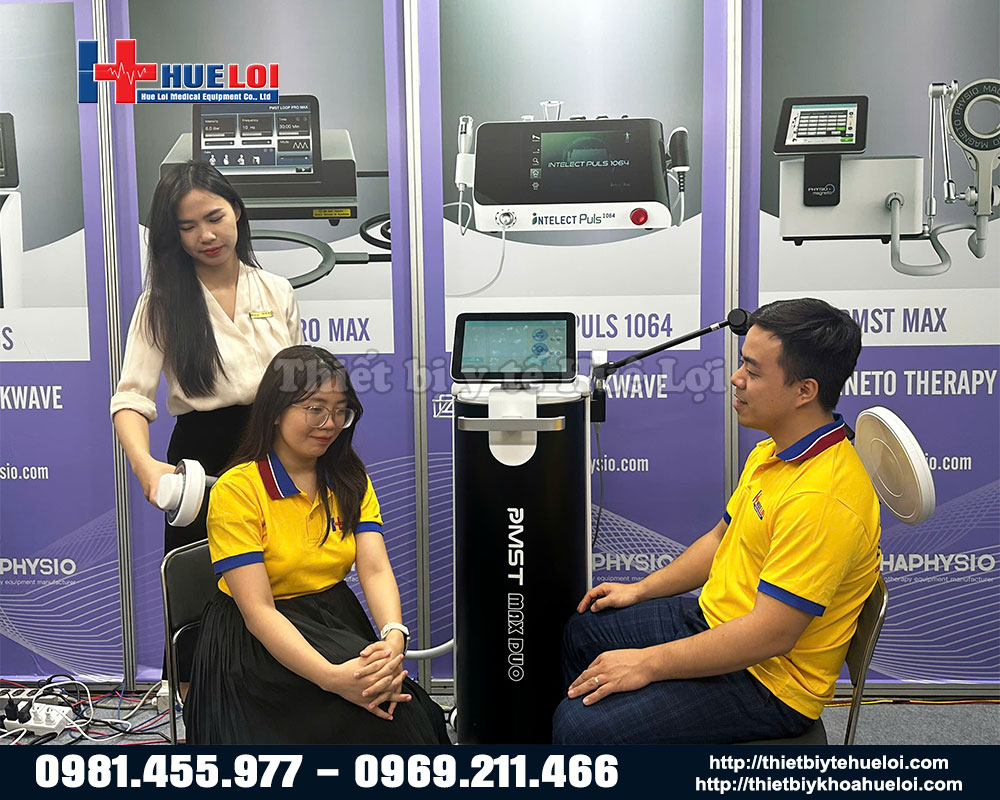 máy từ trường trị liệu hai kênh điều trị