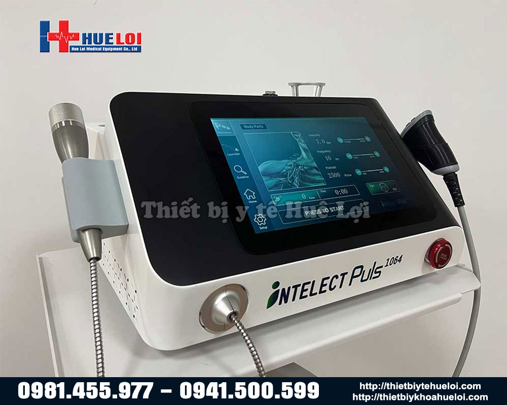 máy vật lý trị liệu bằng sóng xung kích và laser