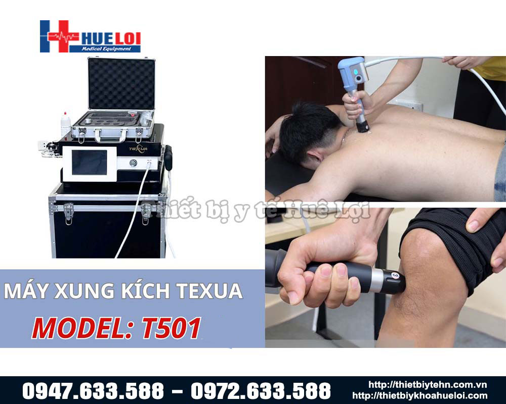 máy xung kích trị liệu t501
