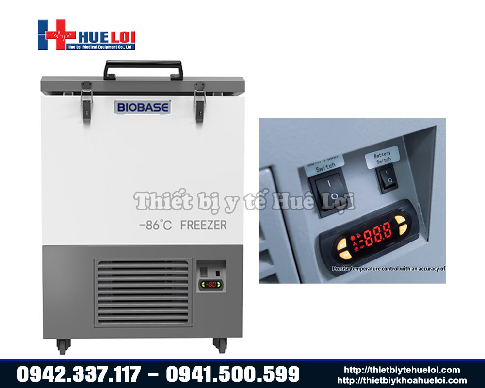 tủ lưu trữ lạnh sâu -86 độ c dạng ngang