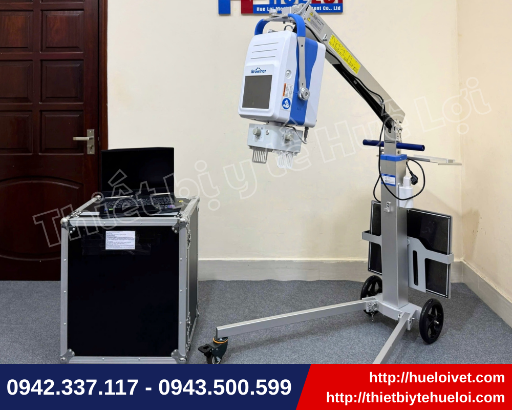 thiết bị chụp xquang di động thú y